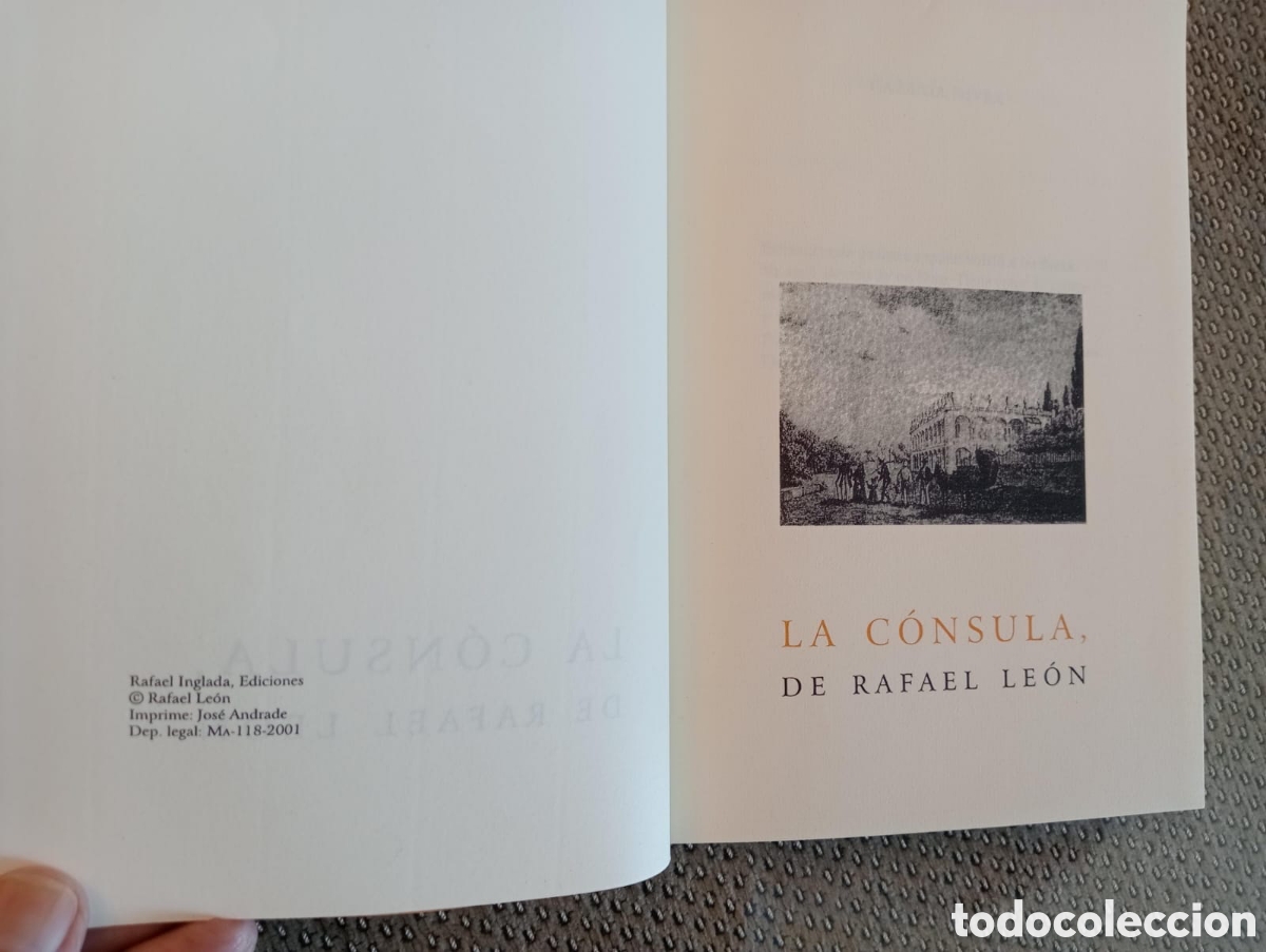 Libros de segunda mano: La c&oacute;nsula / Rafael Le&oacute;n - Foto 2