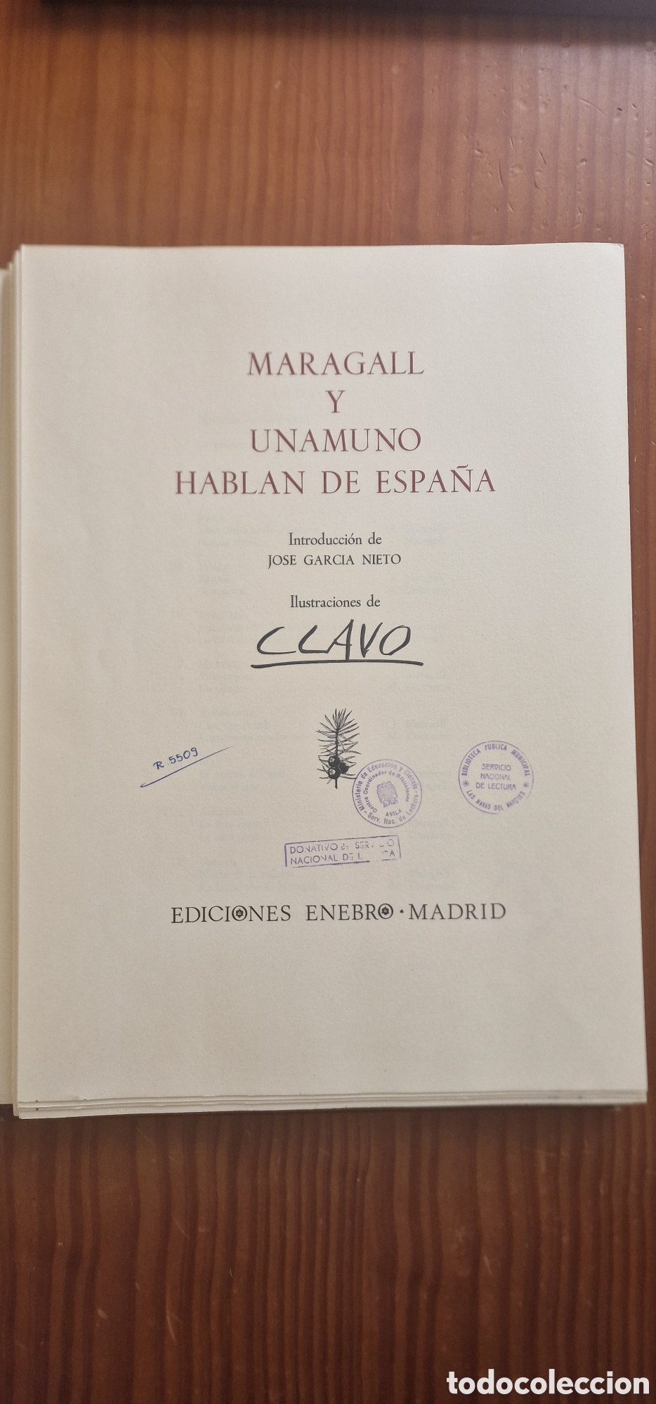 Libros de segunda mano: Maragall y Unamuno hablan de Espa&ntilde;a - Foto 3