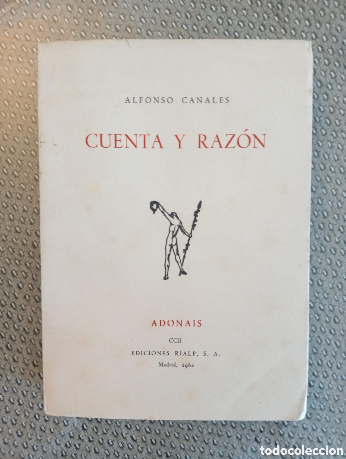 Libros de segunda mano: Cuenta y raz&oacute;n / Alfonso Canales - Foto 1