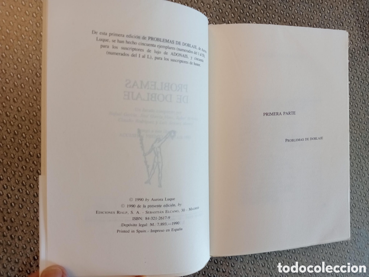 Libros de segunda mano: Problemas de doblaje / Aurora Luque - Foto 2