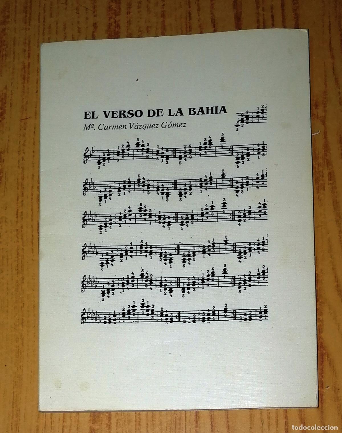 Gebrauchte B&uuml;cher: EL VERSO DE LA BAH&Iacute;A / M&ordf; Carmen V&aacute;zquez G&oacute;mez; cub. Pepe Lara. - Editores Florentinos, 1994