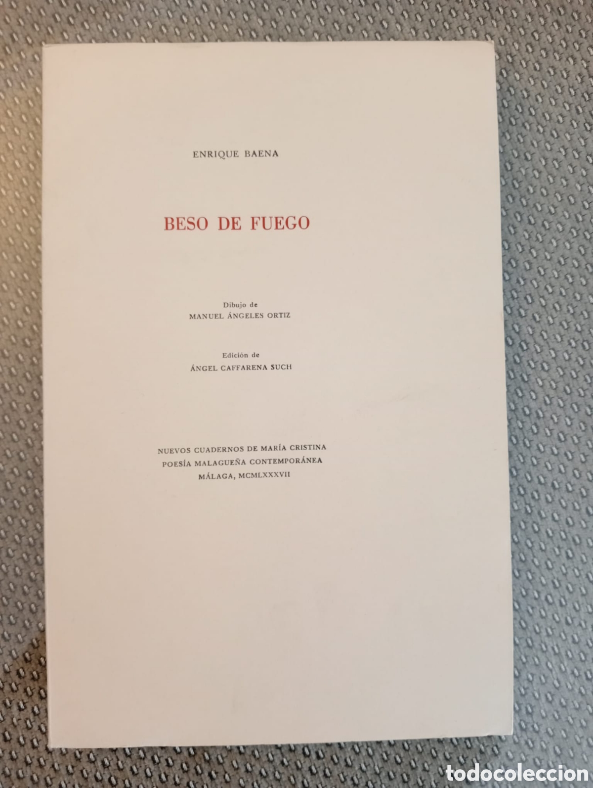 Gebrauchte B&uuml;cher: Beso de fuego / Enrique Baena