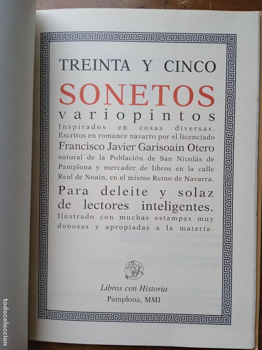Libros de segunda mano: Sonetos variopintos Pamplona - Foto 2