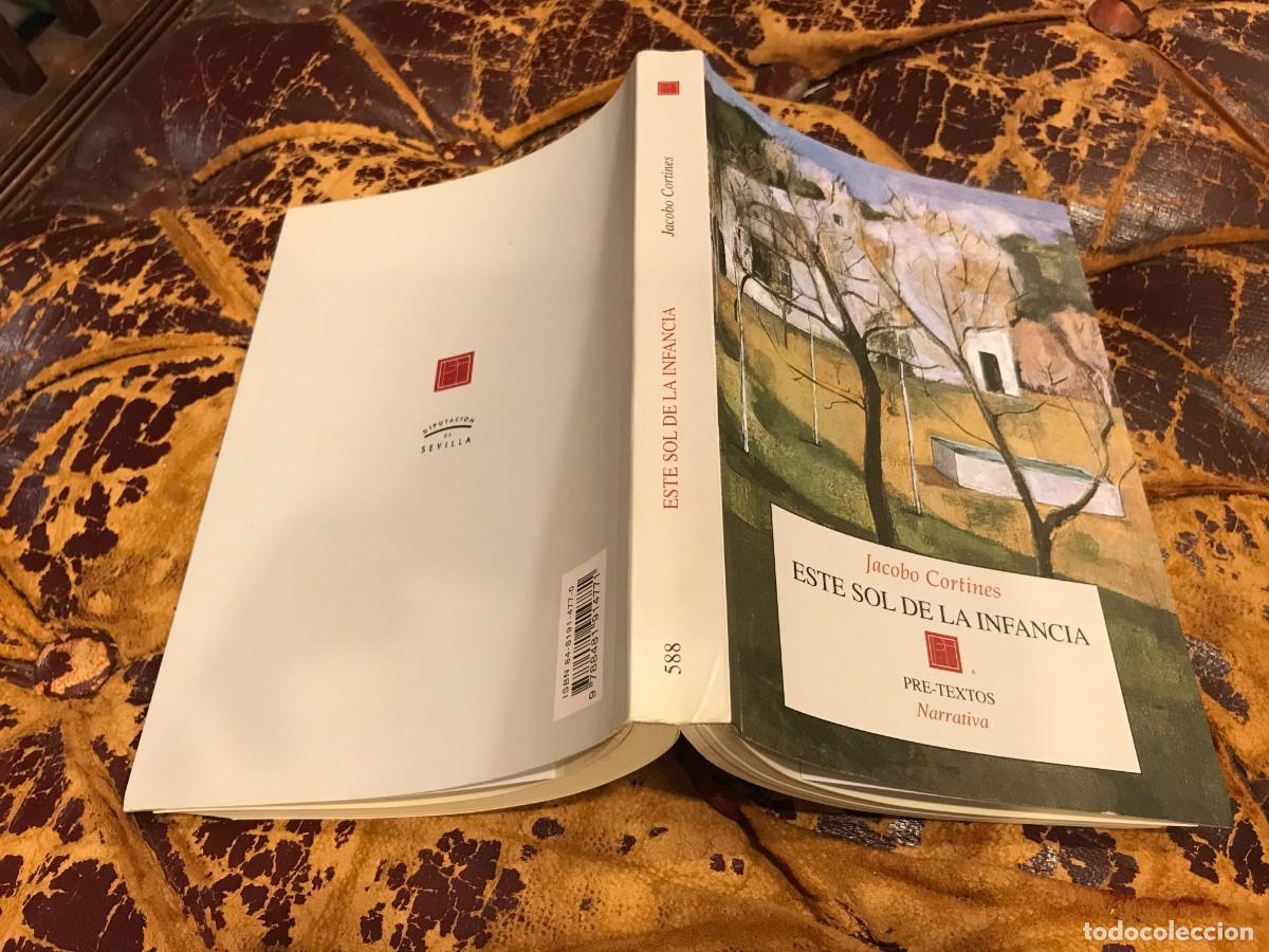 Libros de segunda mano: JACOBO CORTINES. ESTE SOL DE LA INFANCIA. ED. PRE-TEXTOS, 2002 - Foto 1