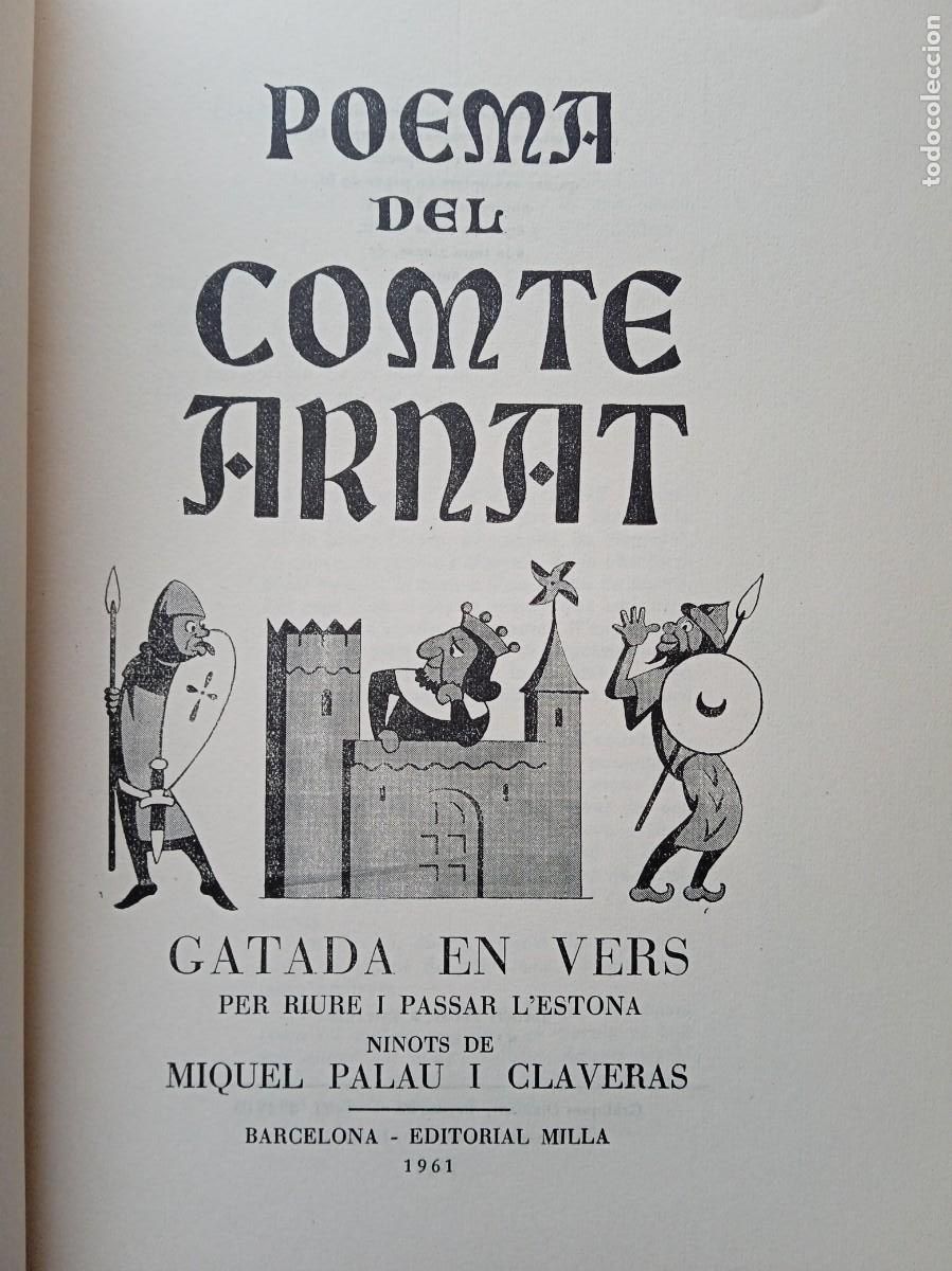Libros de segunda mano: Poema del Comte Arnat. Barcelona 1961 - Foto 2