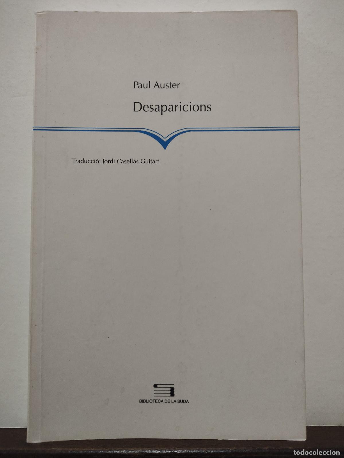 Libros de segunda mano: DESAPARICIONS - PAUL AUSTER - biling&uuml;e - Foto 1
