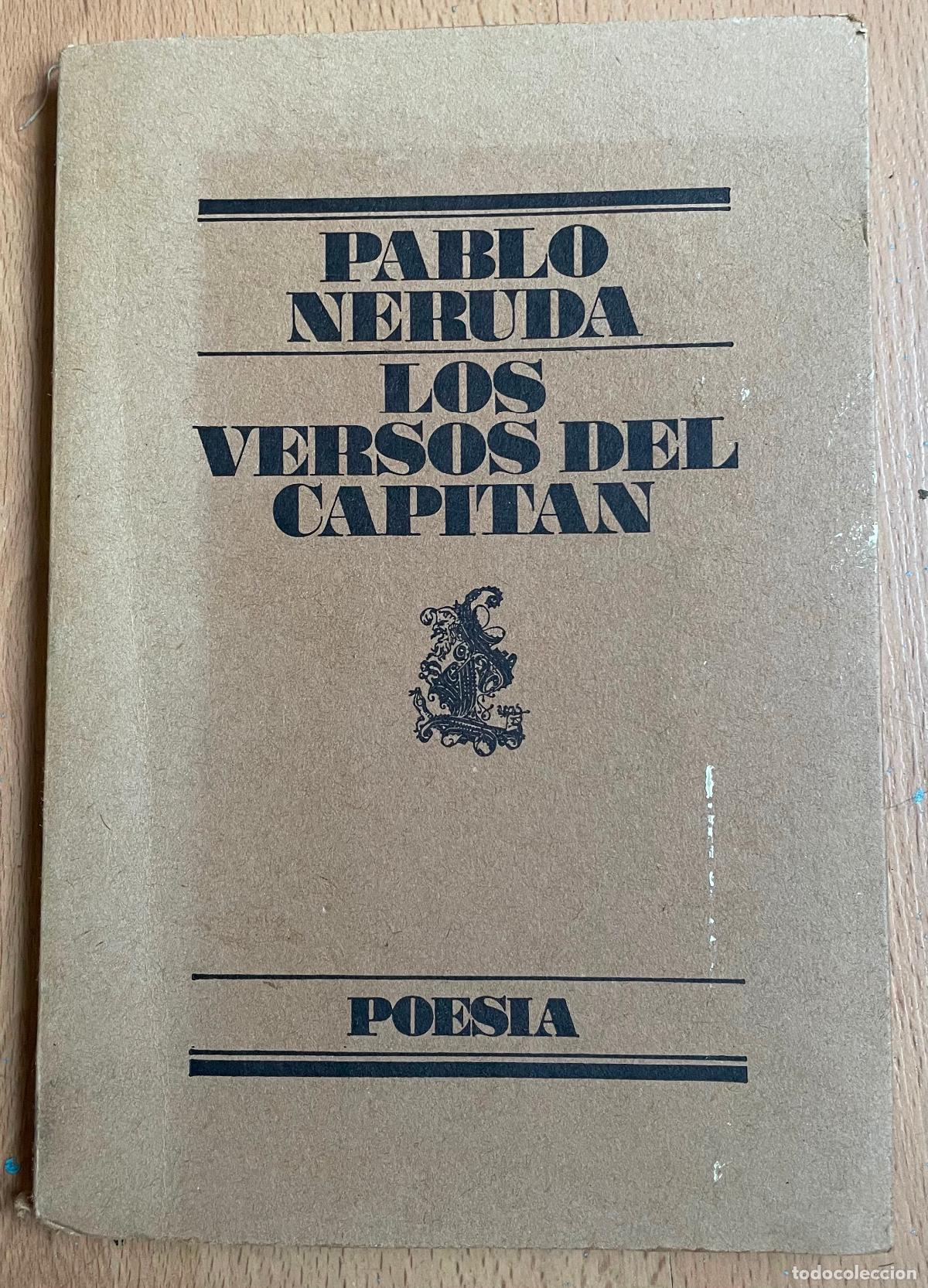 Libros de segunda mano: LOS VERSOS DEL CAPITAN, Pablo Neruda - Foto 1