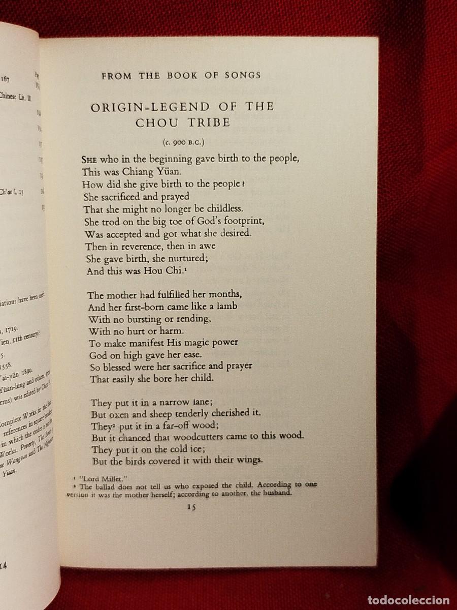 Libros de segunda mano: 1976. Chinese poems. Arthur Waley. - Foto 8
