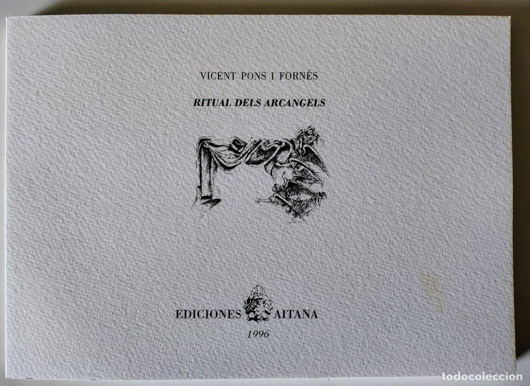 Libros de segunda mano: Vicent Pons i Forn&eacute;s. Ritual dels arc&agrave;ngles. Aitana, Altea 1996 ilustraciones de Ramon P&eacute;rez Carri&oacute;