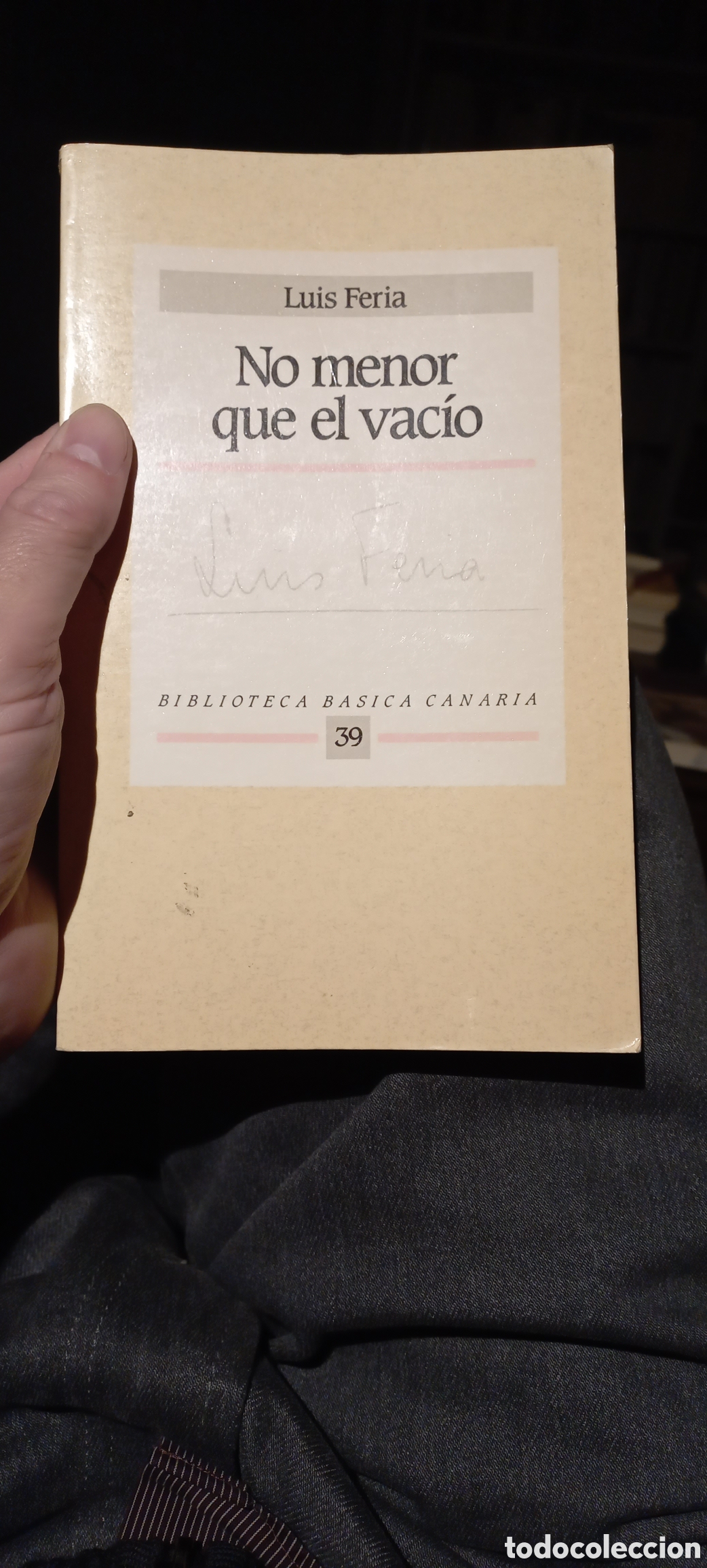 Libros de segunda mano: No menor que el vac&iacute;o, Luis Feria - Foto 1