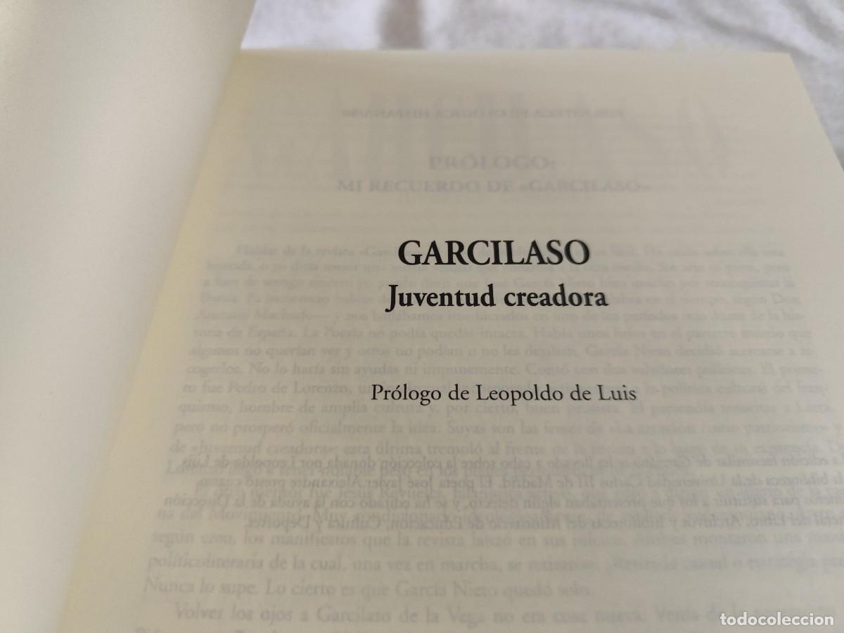 Libros de segunda mano: GARCILASO, JUVENTUD CREADORA / VISOR LIBROS / SUX 08 / - Foto 10