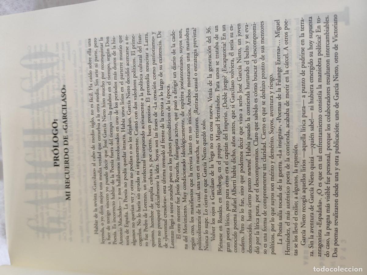 Libros de segunda mano: GARCILASO, JUVENTUD CREADORA / VISOR LIBROS / SUX 08 / - Foto 13
