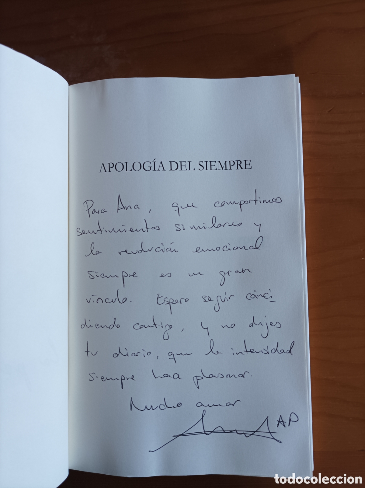 Libros de segunda mano: Apolog&iacute;a del siempre - Andrea Pinacho - Foto 3
