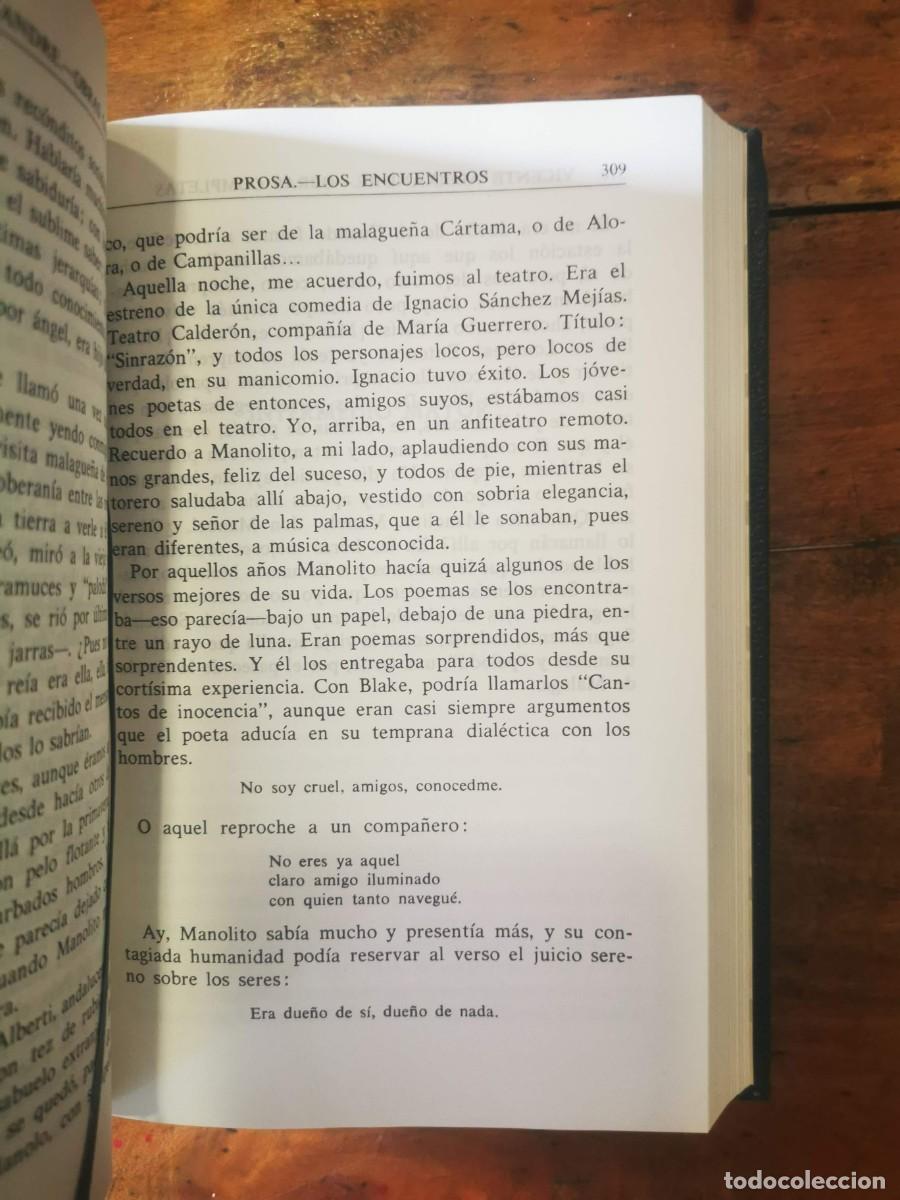 Libros de segunda mano: ALEIXANDRE, Vicente. Obras completas: [2t.]. - Foto 8