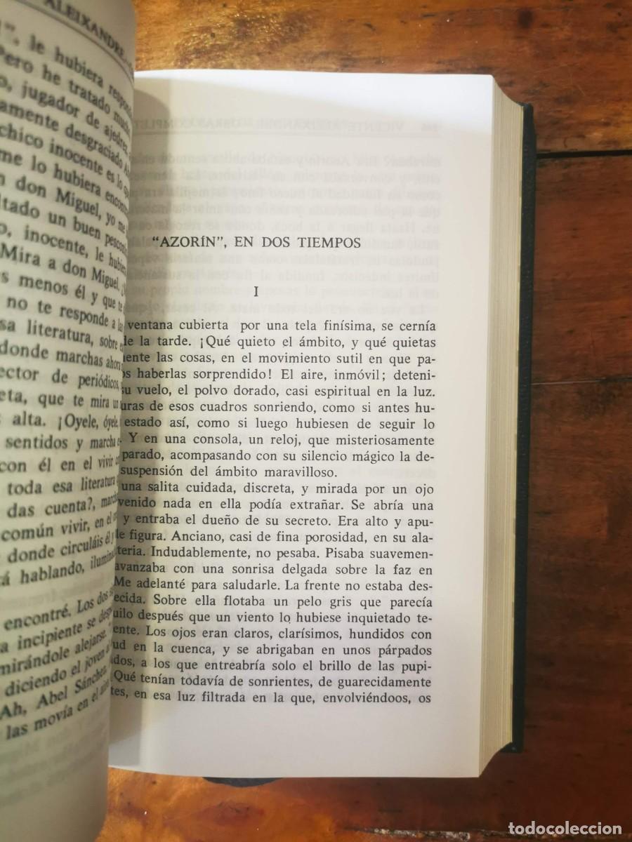 Libros de segunda mano: ALEIXANDRE, Vicente. Obras completas: [2t.]. - Foto 9