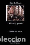 Libros de segunda mano: VERSO Y PROSA - DE OTERO, BLAS. - Foto 1