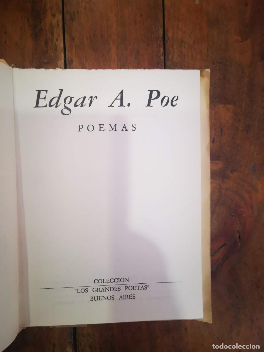Libros de segunda mano: POE, Edgar Allan. Poemas - Foto 2