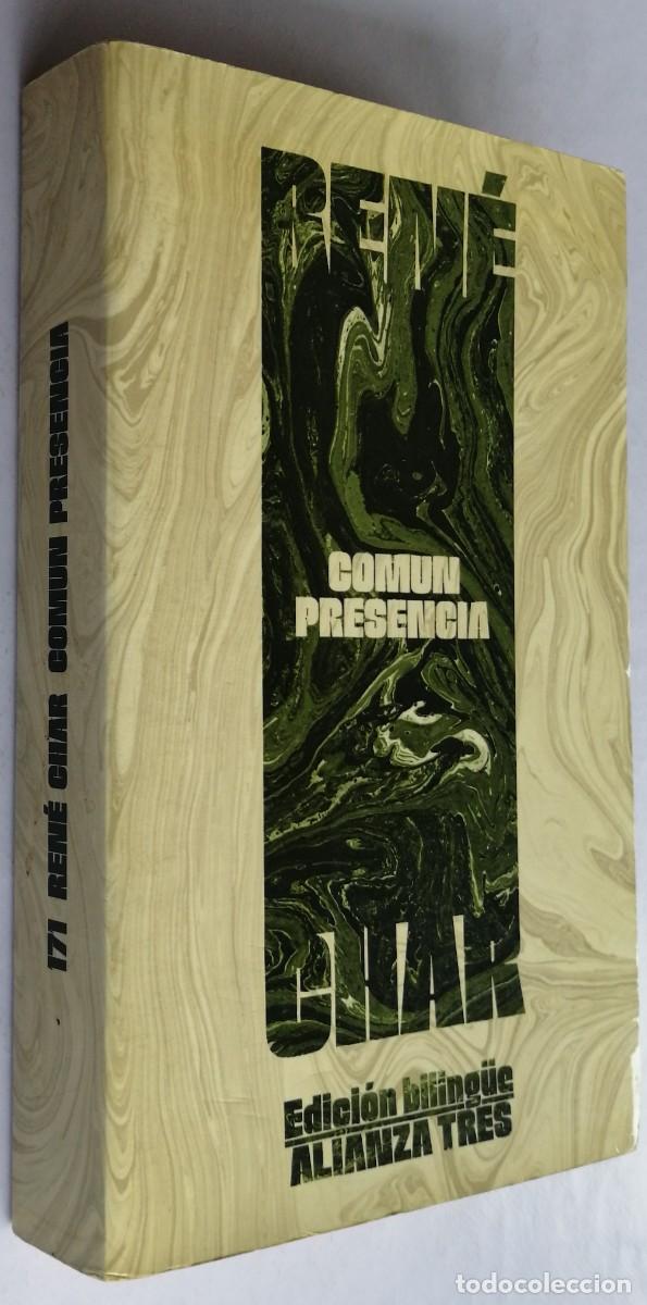 Libros de segunda mano: COM&Uacute;N PRESENCIA, REN&Eacute; CHAR, ALIANZA - Foto 2