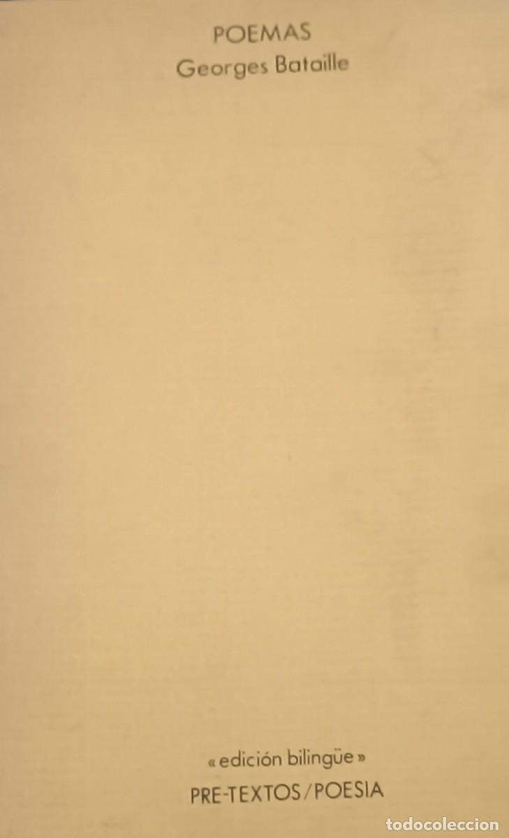 Libros de segunda mano: Poemas. (Bataille, Georges) - Foto 1