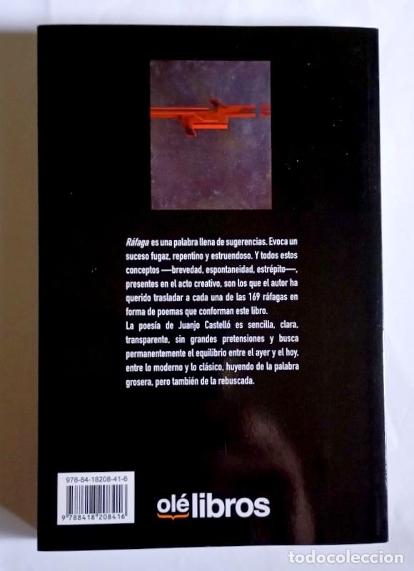 Libros de segunda mano: RAFAGAS - JUANJO CASTELLO - Foto 4
