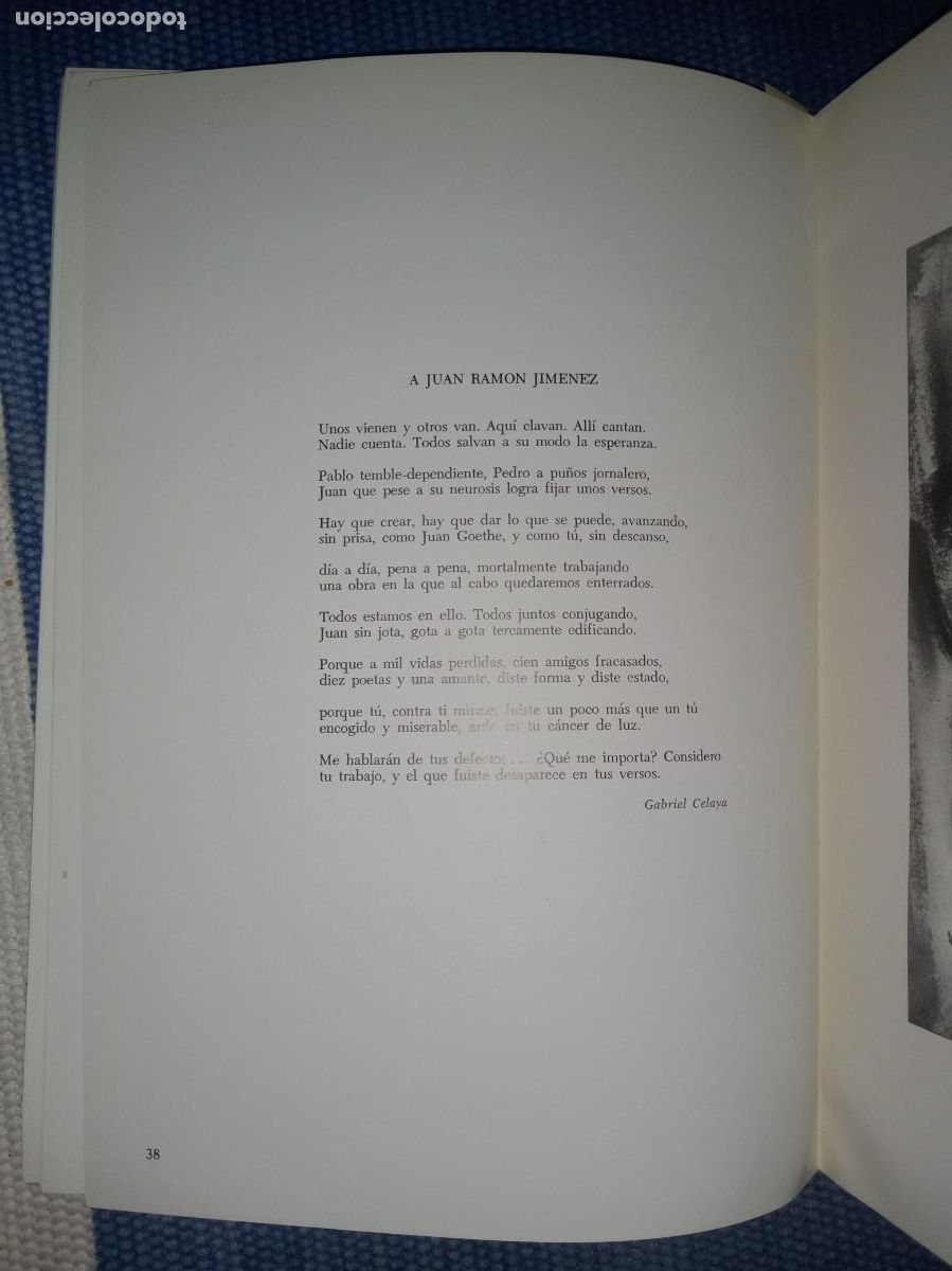 Libros de segunda mano: A Juan Ram&oacute;n Jim&eacute;nez - Foto 3