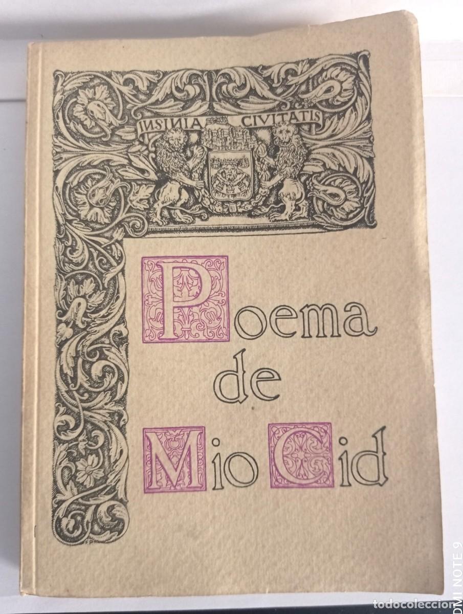 Libros de segunda mano: libro &rdquo; Poema de Mio Cid &rdquo; del a&ntilde;o 1955 - Foto 1