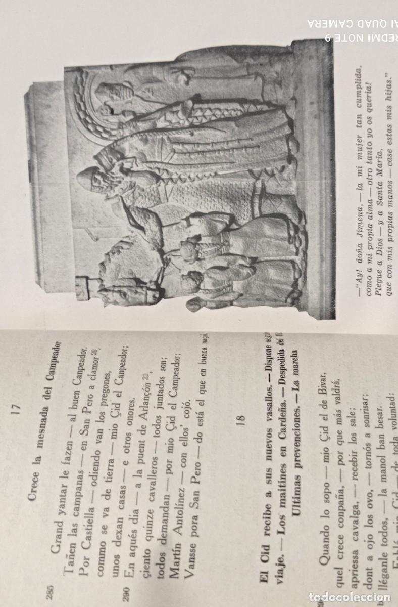 Libros de segunda mano: libro &rdquo; Poema de Mio Cid &rdquo; del a&ntilde;o 1955 - Foto 6