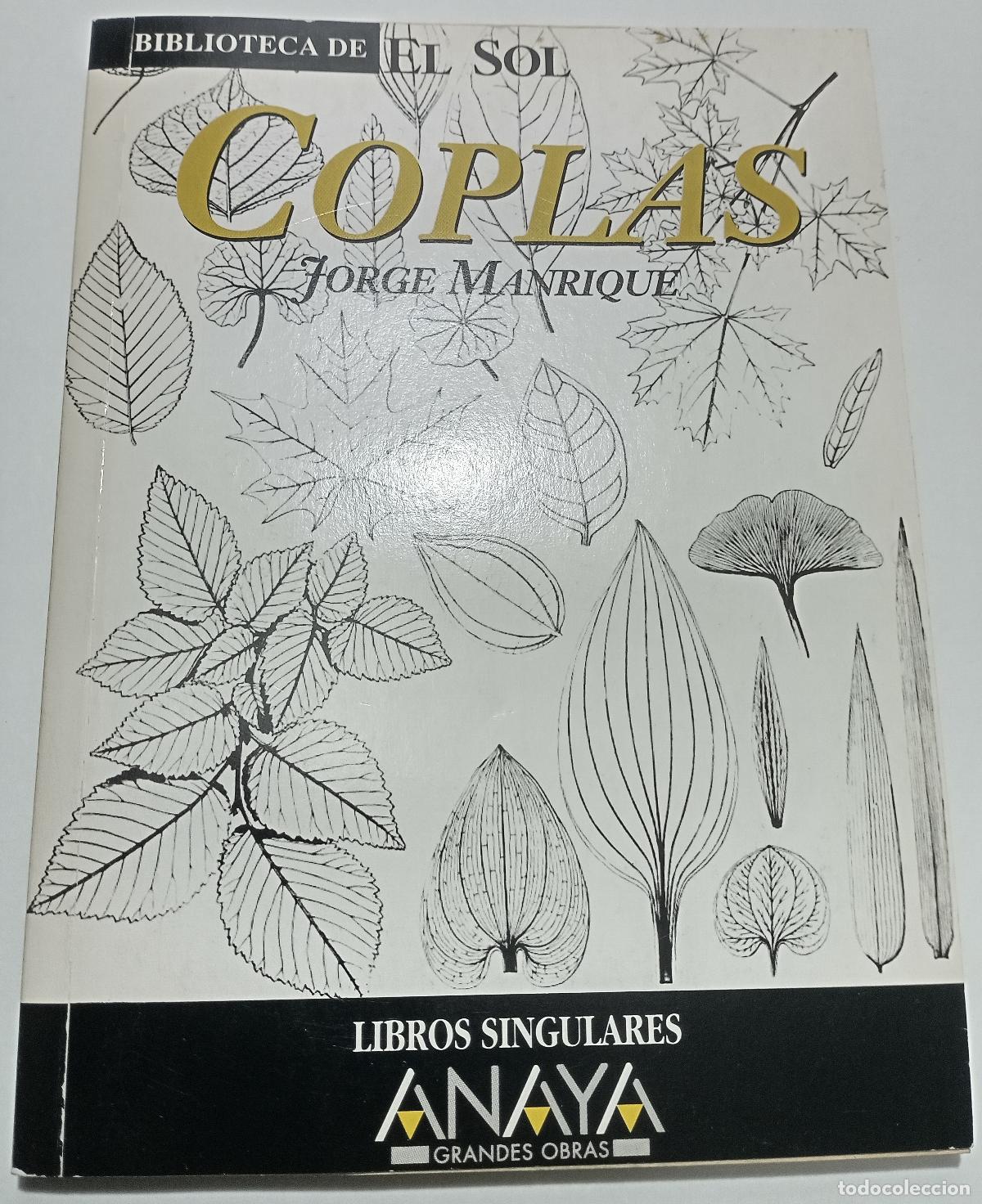 Libros de segunda mano: Coplas - Manrique, Jorge - Foto 1