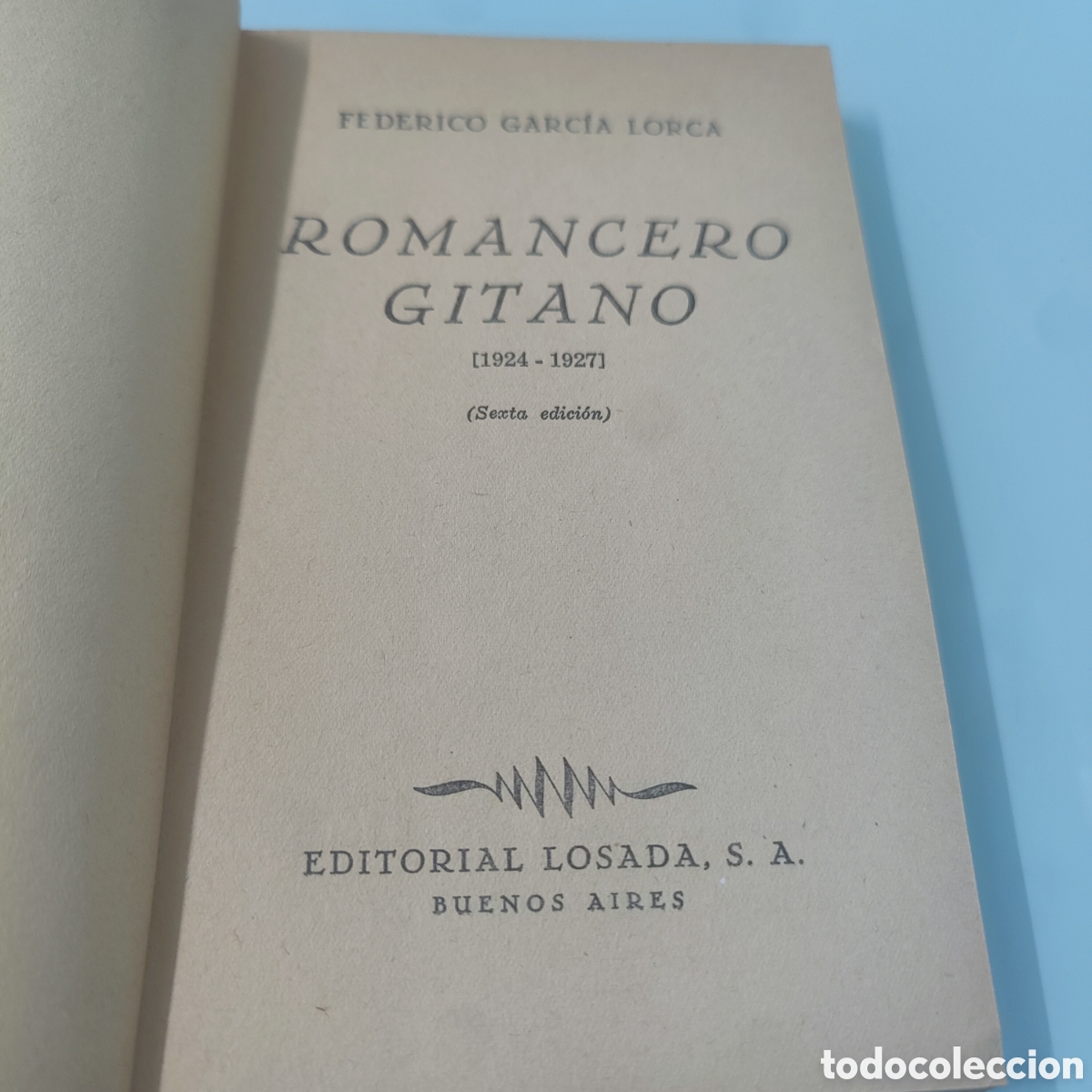 Libros de segunda mano: FEDERICO GARC&Iacute;A LORCA. ROMANCERO GITANO. LOSADA, 1953 - Foto 3