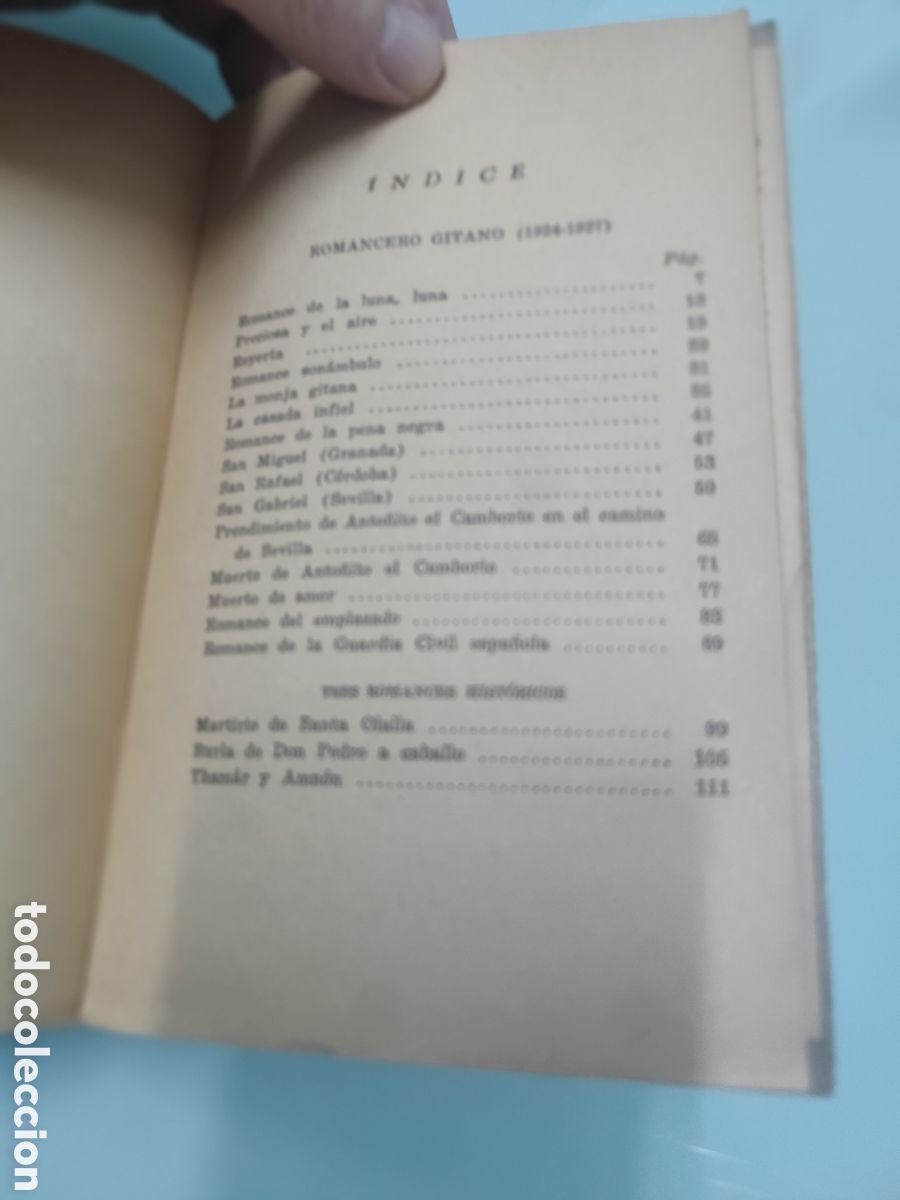 Libros de segunda mano: FEDERICO GARC&Iacute;A LORCA. ROMANCERO GITANO. LOSADA, 1953 - Foto 6