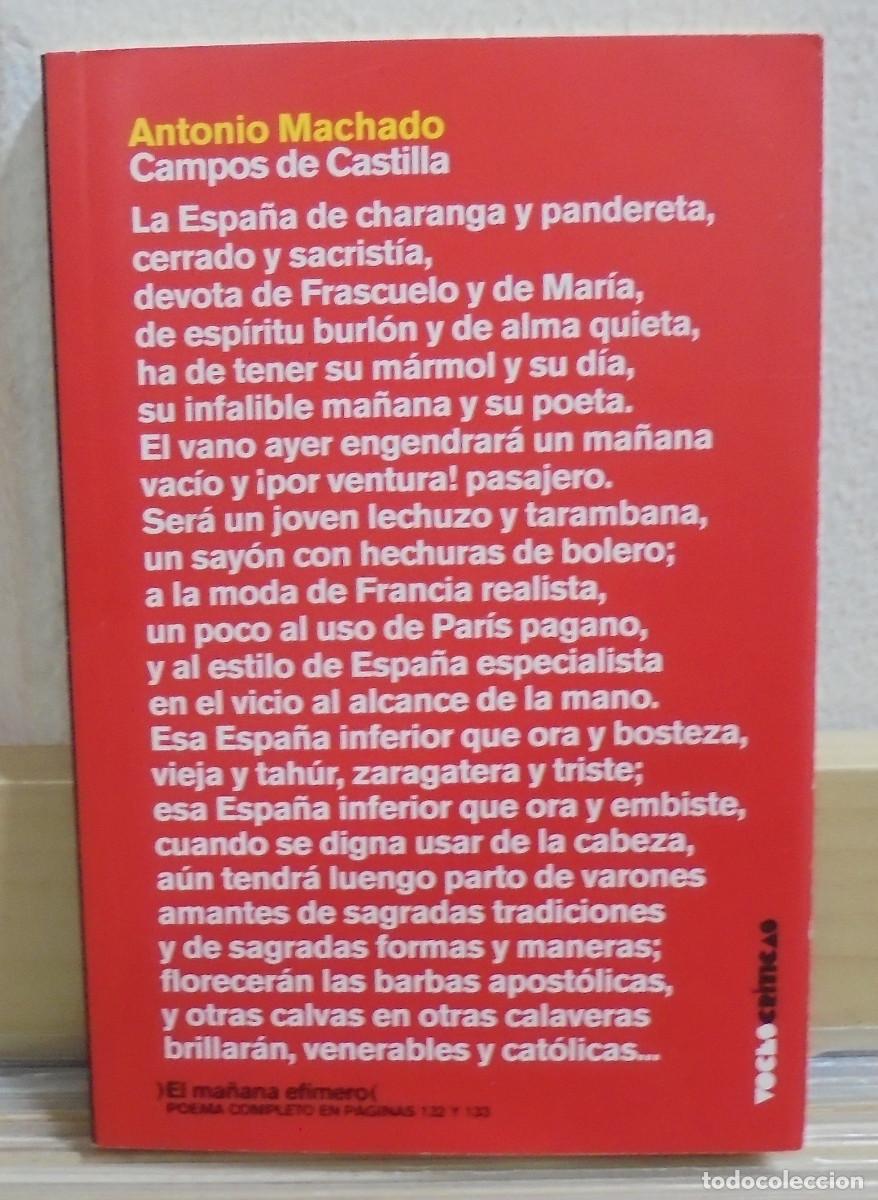 Libros de segunda mano: Campos de Castilla. Antonio Machado - Foto 1