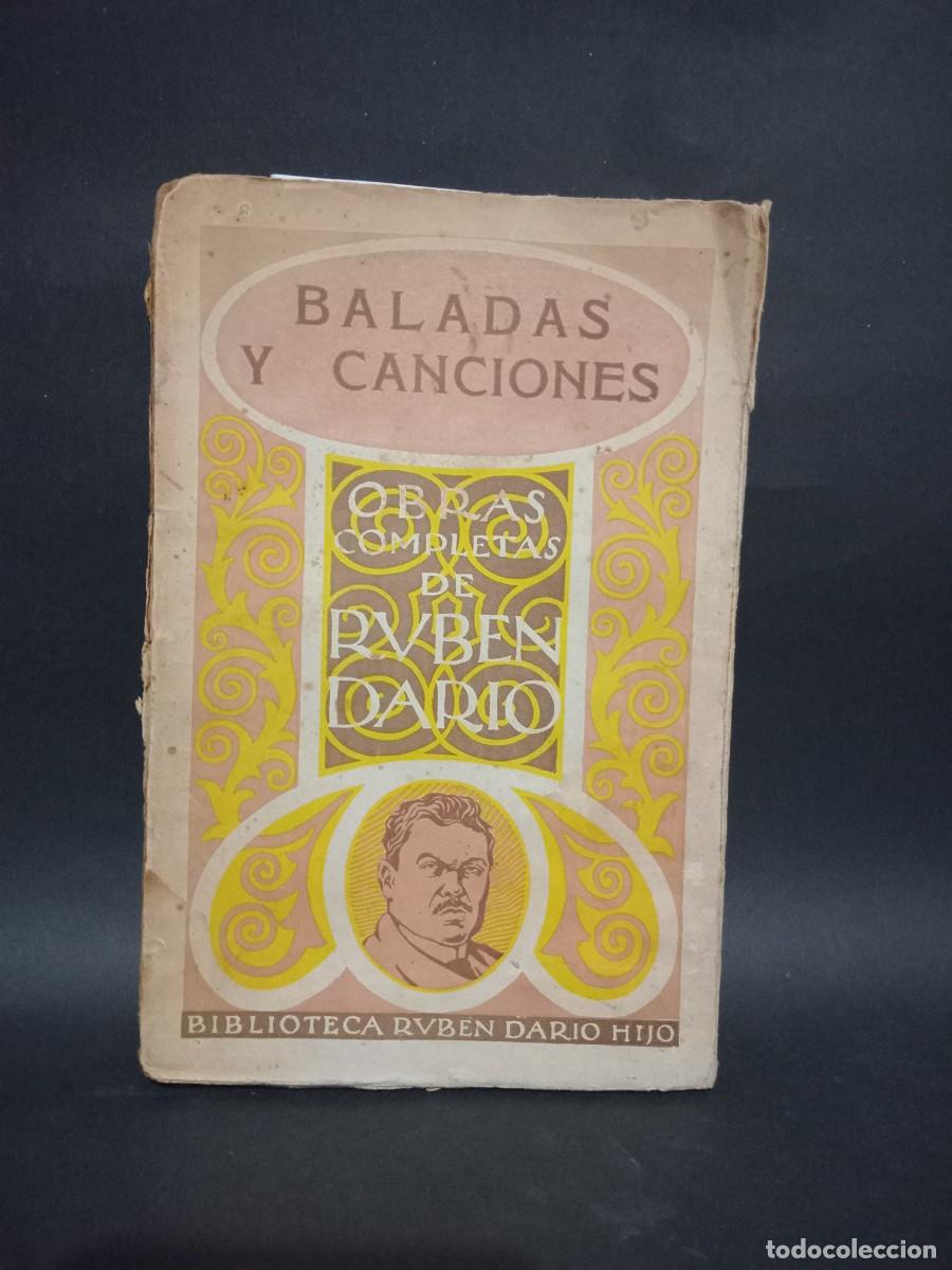 Libros de segunda mano: RUB&Eacute;N DAR&Iacute;O - BALADAS Y CANCIONES - Foto 1