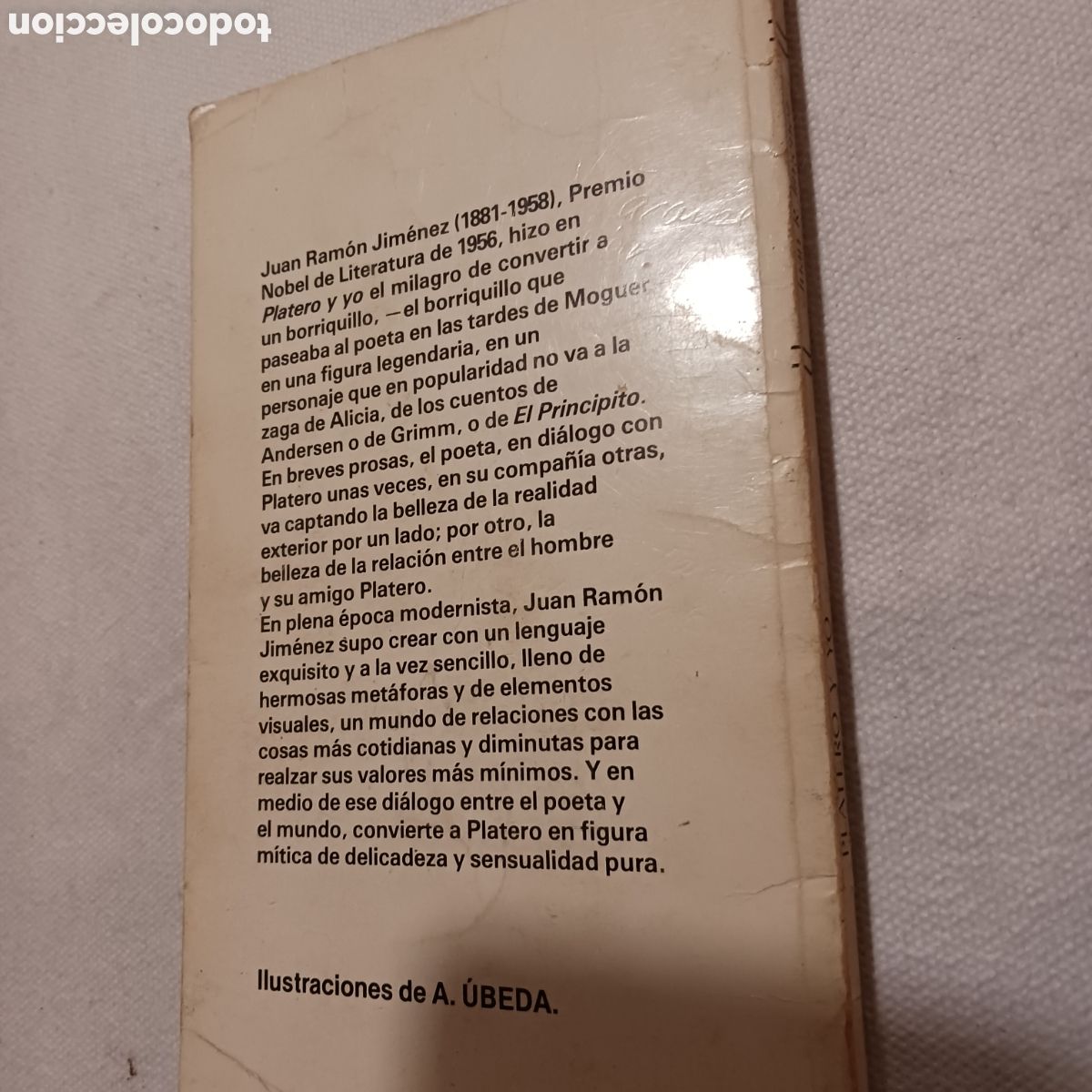 Libros de segunda mano: Platero y yo de Juan Ramon Jimenez - Foto 3