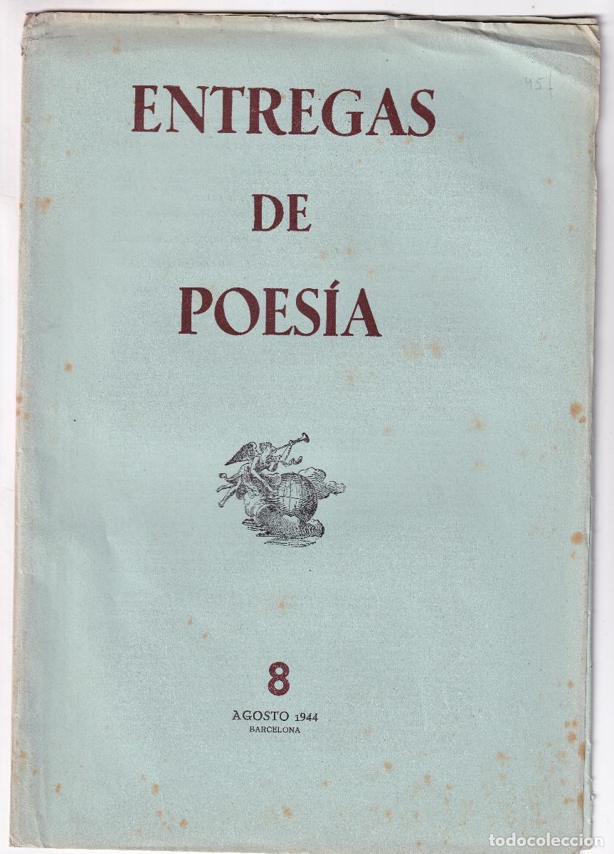 Libros de segunda mano: ENTREGAS DE POES&Iacute;A. N&ordm; 8. BION DE ESMIRNA, HANS CAROSSA, MANUEL SEGAL&Aacute;, RAFAEL LAFF&Oacute;N. 1944