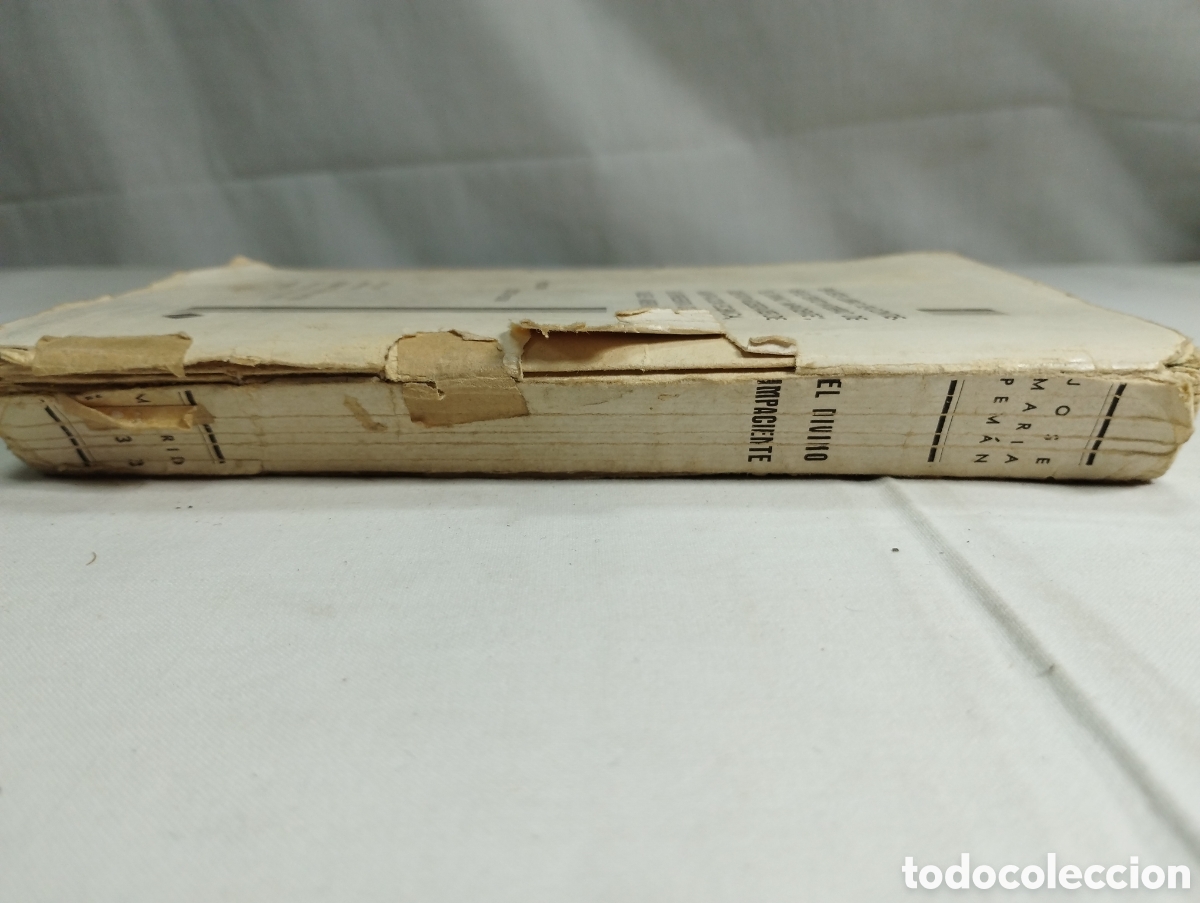Libros de segunda mano: El divino impaciente. Jos&eacute; M. Pem&aacute;n - Foto 3