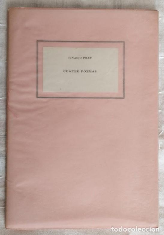 Libros de segunda mano: Cuatro poemas. - PRAT, Ignacio.- - Foto 1