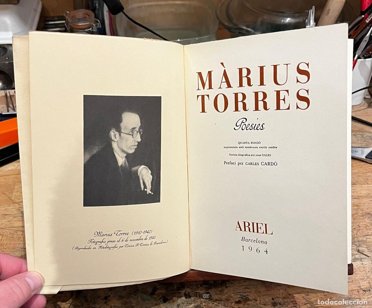 Libros de segunda mano: M&agrave;rius Torres. Poesies - Foto 2