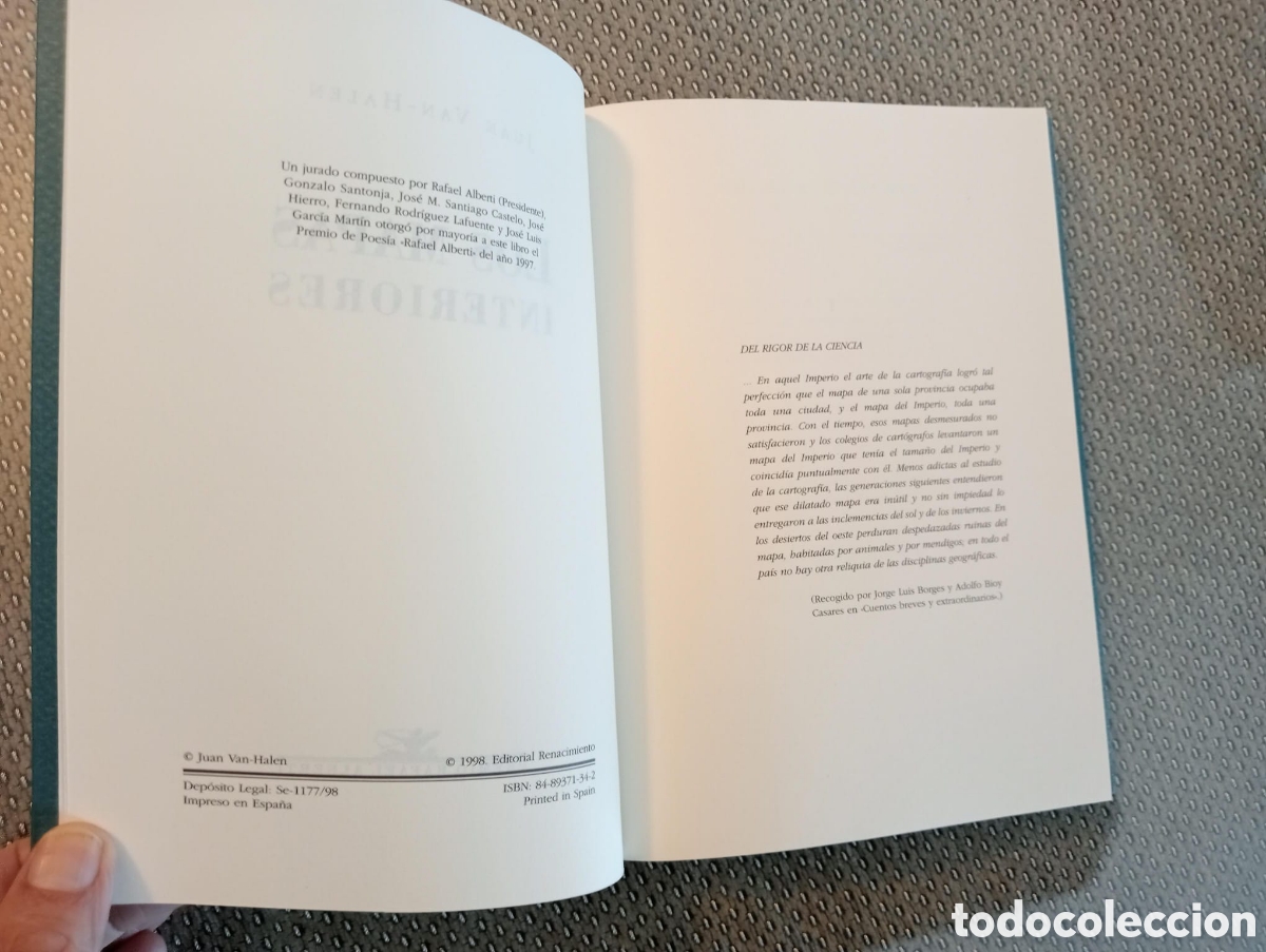 Libros de segunda mano: LOS MAPAS INTERIORES / Juan Van-Halen - Foto 3