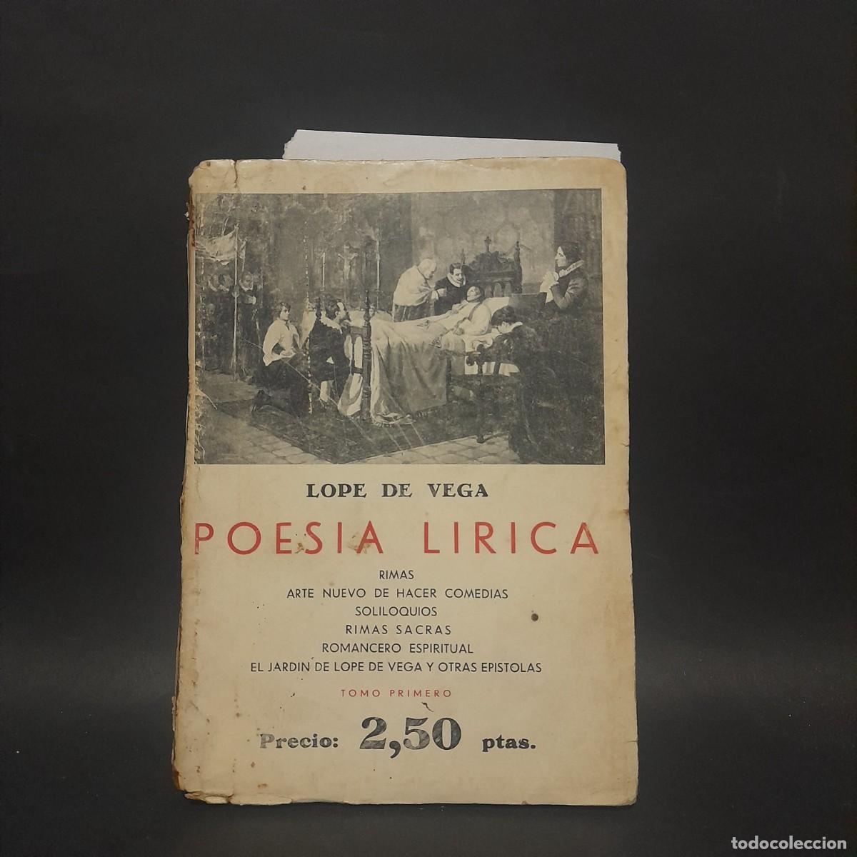 Gebrauchte B&uuml;cher: LOPE DE VEGA-POESIA LIRICA-1935