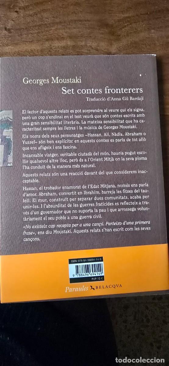 Libros de segunda mano: Set contes fronterers. George Moustaki. - Foto 2