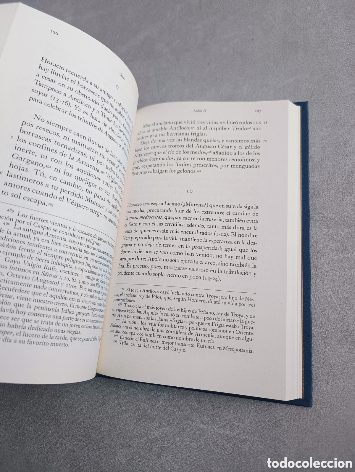 Libros de segunda mano: Odas. Horacio. RBA coleccionables. Gredos. - Foto 5