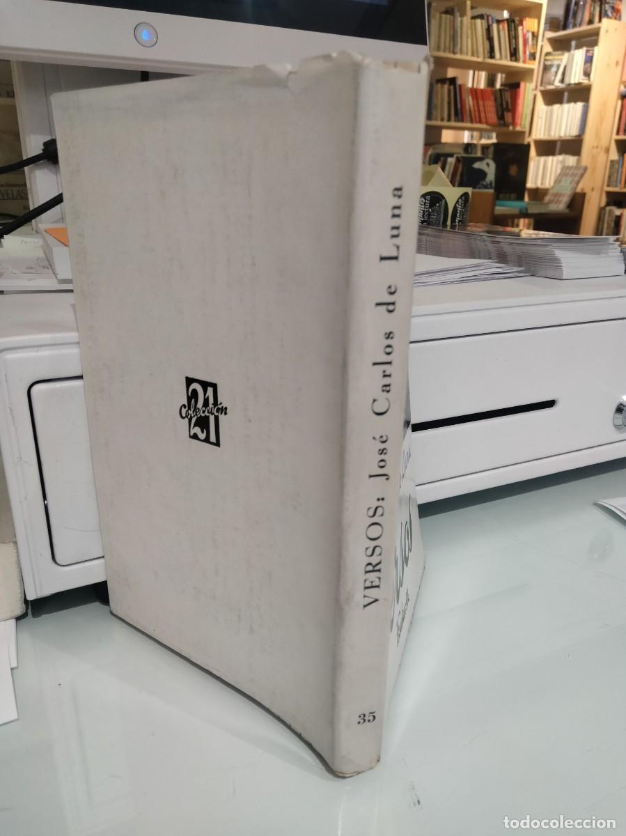 Libros de segunda mano: Versos de Jos&eacute; Carlos de Luna - Foto 2