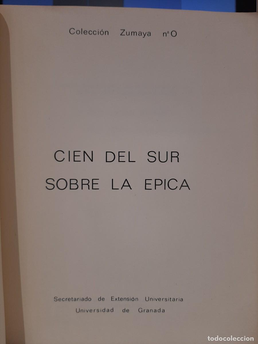 Libros de segunda mano: Cien del sur sobre la &eacute;pica - Foto 2