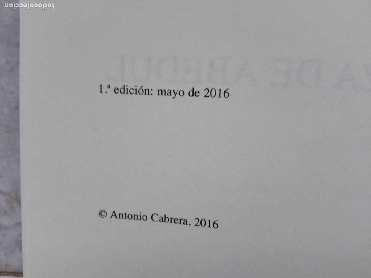 Libros de segunda mano: CORTEZA DE ABEDUL. ANTONIO CABRERA. TUSQUETS 2016. - Foto 3