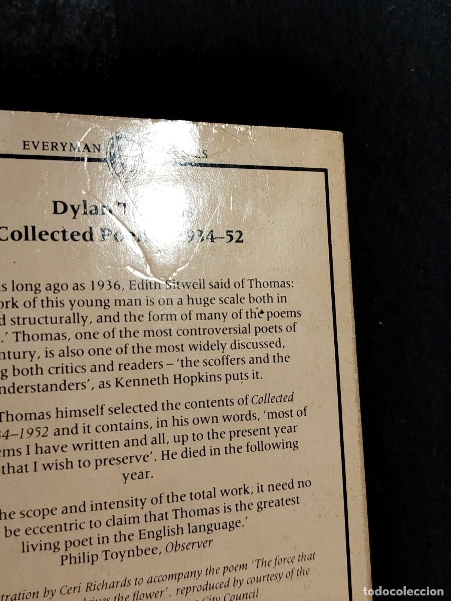 Libros de segunda mano: 1986. Collected poems 1934-1952. Dylan Thomas. - Foto 13