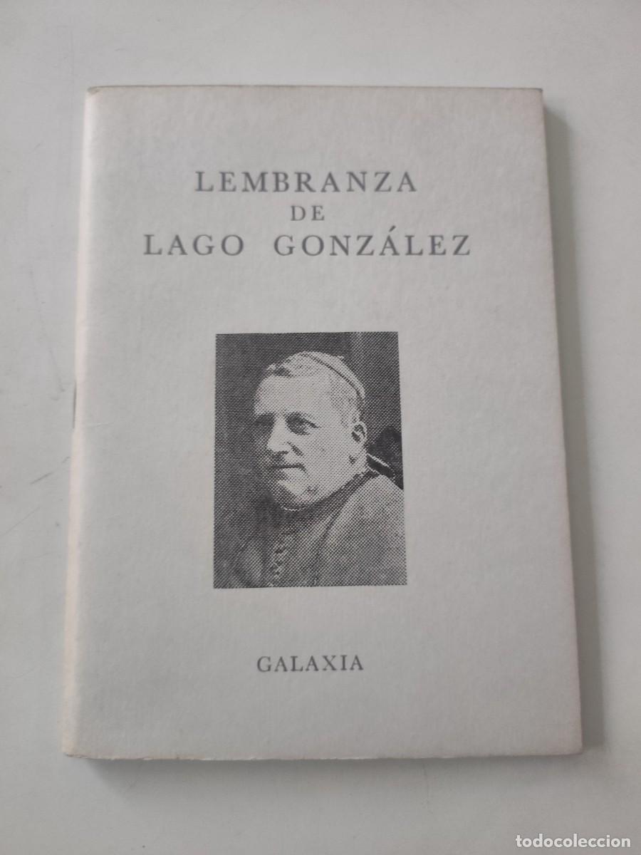 Libros de segunda mano: Lembranza de Lago Gonz&aacute;lez. - Foto 1