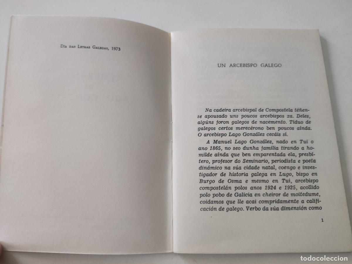 Libros de segunda mano: Lembranza de Lago Gonz&aacute;lez. - Foto 3