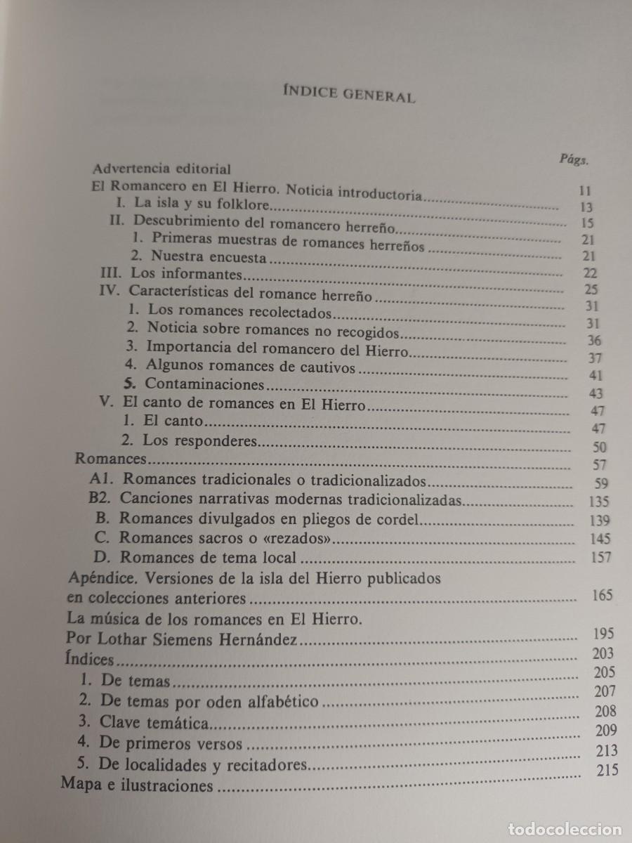 Libros de segunda mano: Romancero de la Isla del Hierro - Foto 9