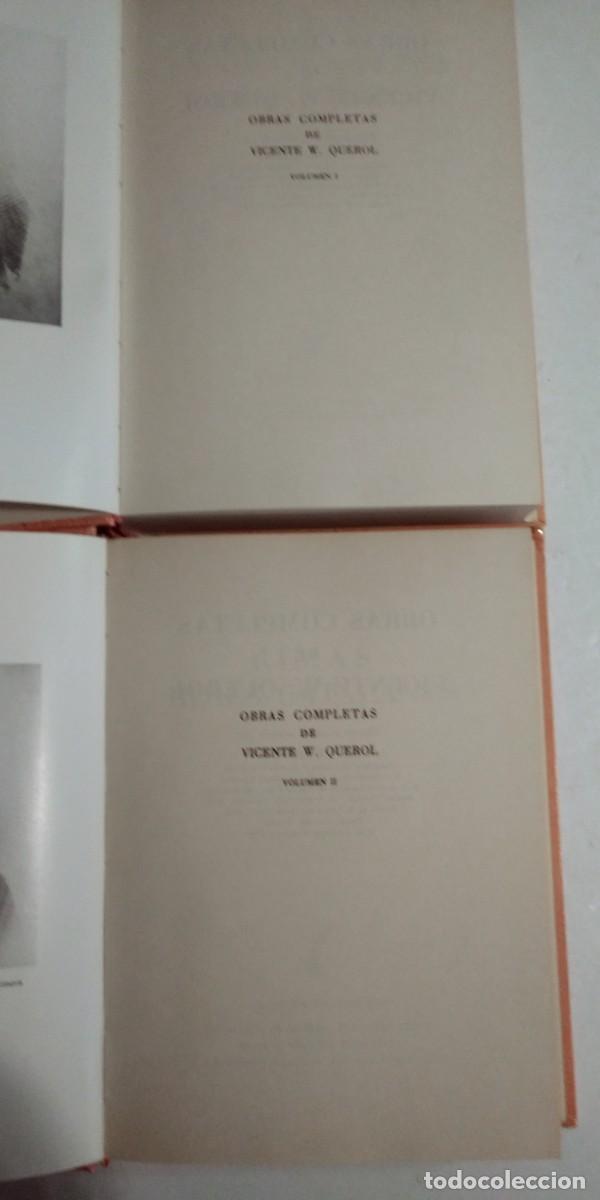 Libros de segunda mano: Obras completas de Vicente W. Querol 2 Tomos - Foto 2