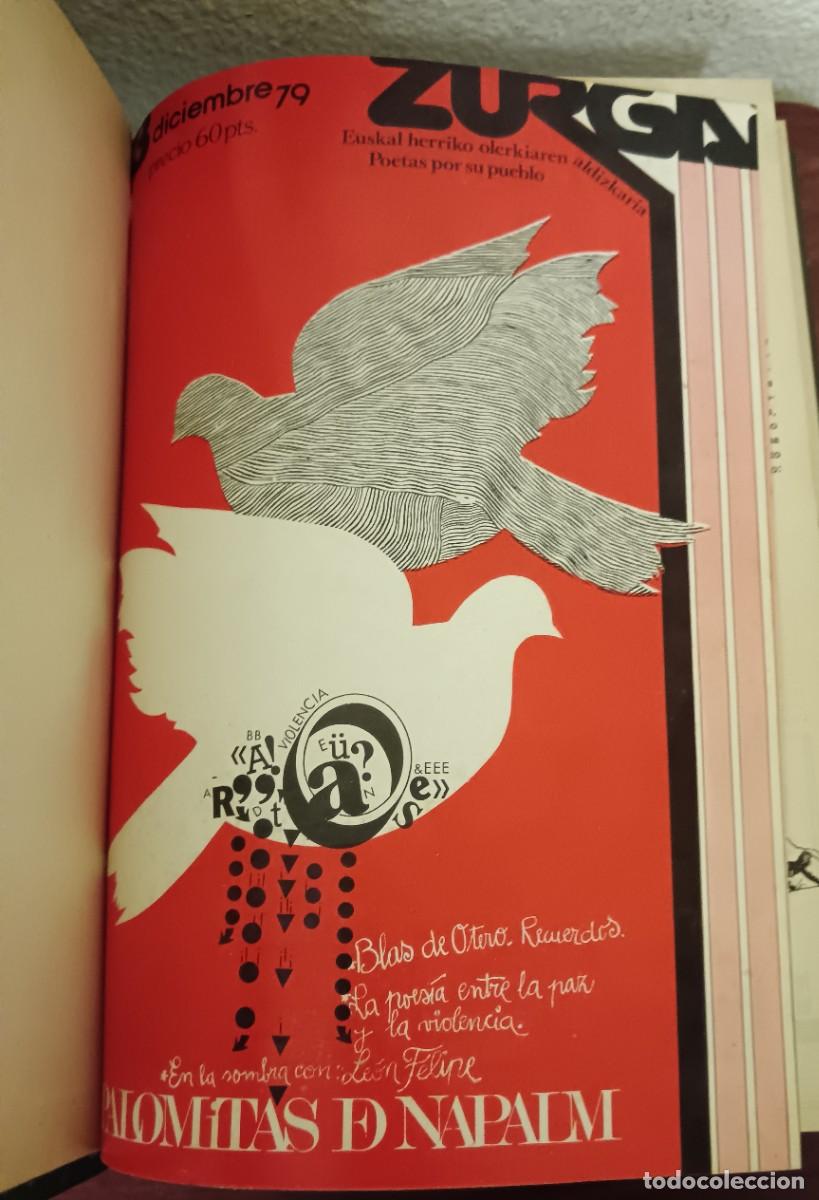 Libros de segunda mano: 10 REVISTAS ZURGAI POETAS POR SU PUEBLO N&ordm; 3 AL 11, EXCEPTO N&ordm; 5, EXTRA UNAMUNO Y ARESTI 1979